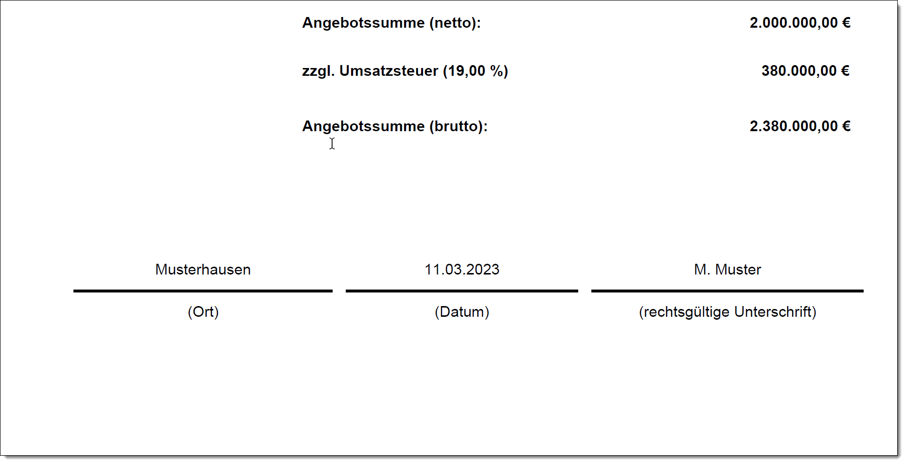 Textform Textform GAEB-Online 2025